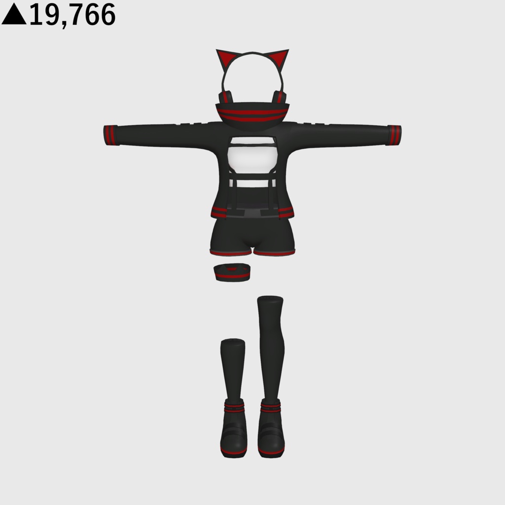 ソルシエル素体想定衣装「光らせたくなる衣装」