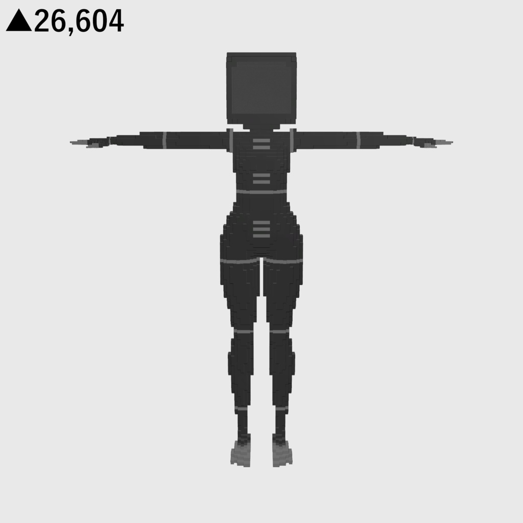 ソルシエル素体想定??衣装「TV_Headな衣装」