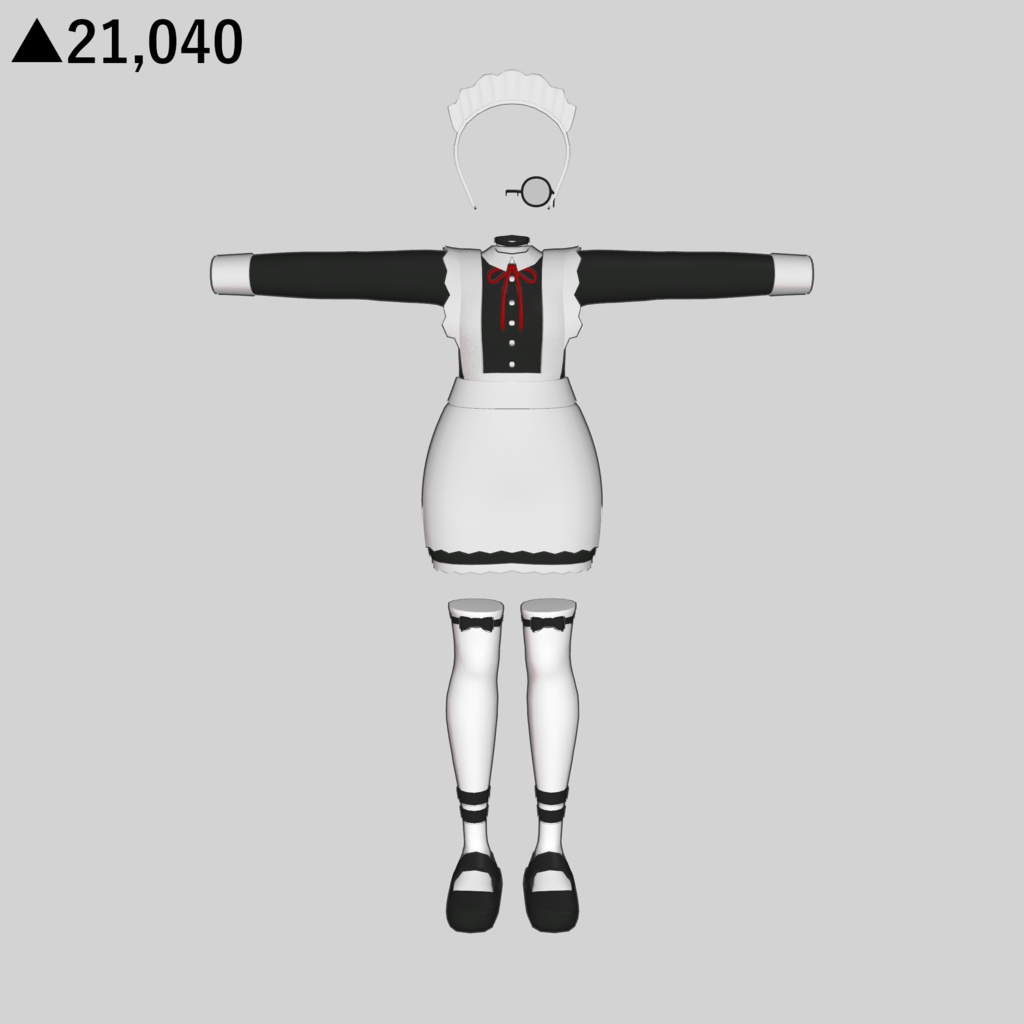 ソルシエル素体想定衣装「メイド服な衣装」