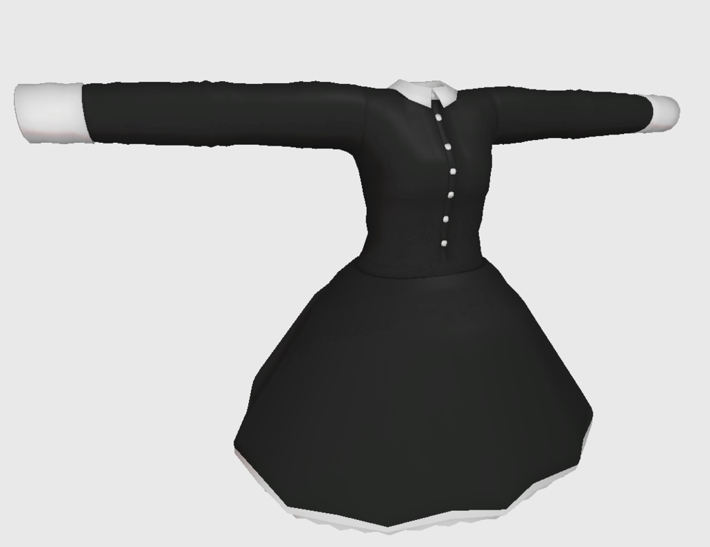 ソルシエル素体想定衣装「メイド服な衣装改」