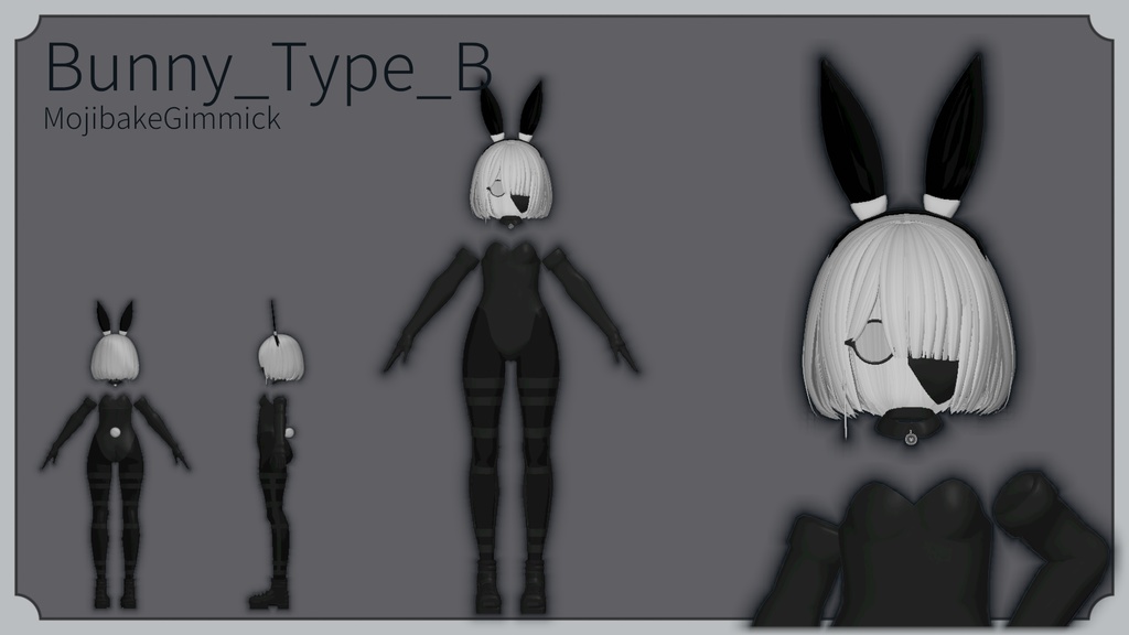 RINNE素体S想定衣装「バニー衣装セットA&B」