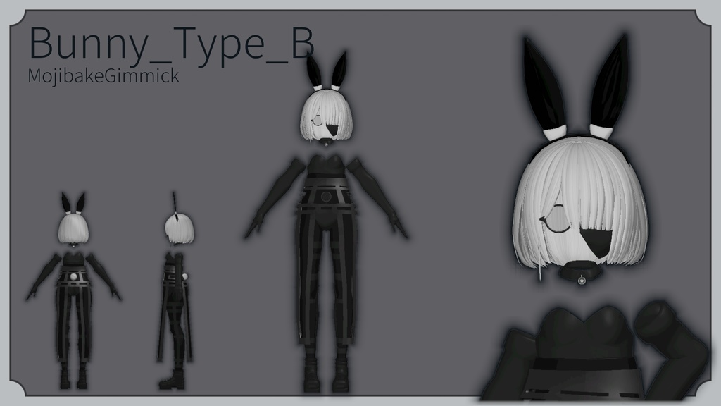 RINNE素体S想定衣装「バニー衣装セットA&B」