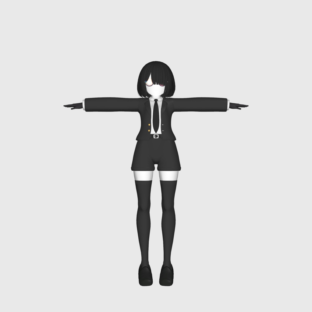 RINNE素体S想定衣装「私立っぽい制服」