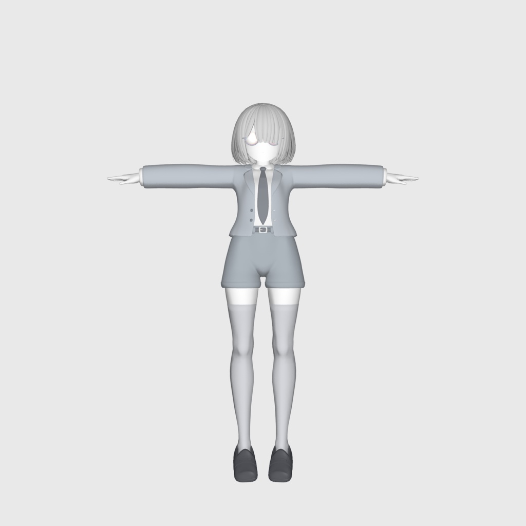 RINNE素体S想定衣装「私立っぽい制服」