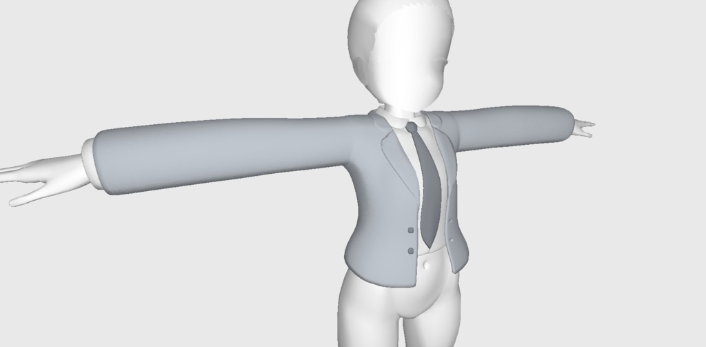 RINNE素体S想定衣装「私立っぽい制服」