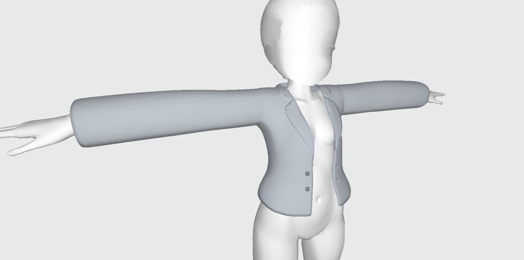 RINNE素体S想定衣装「私立っぽい制服」