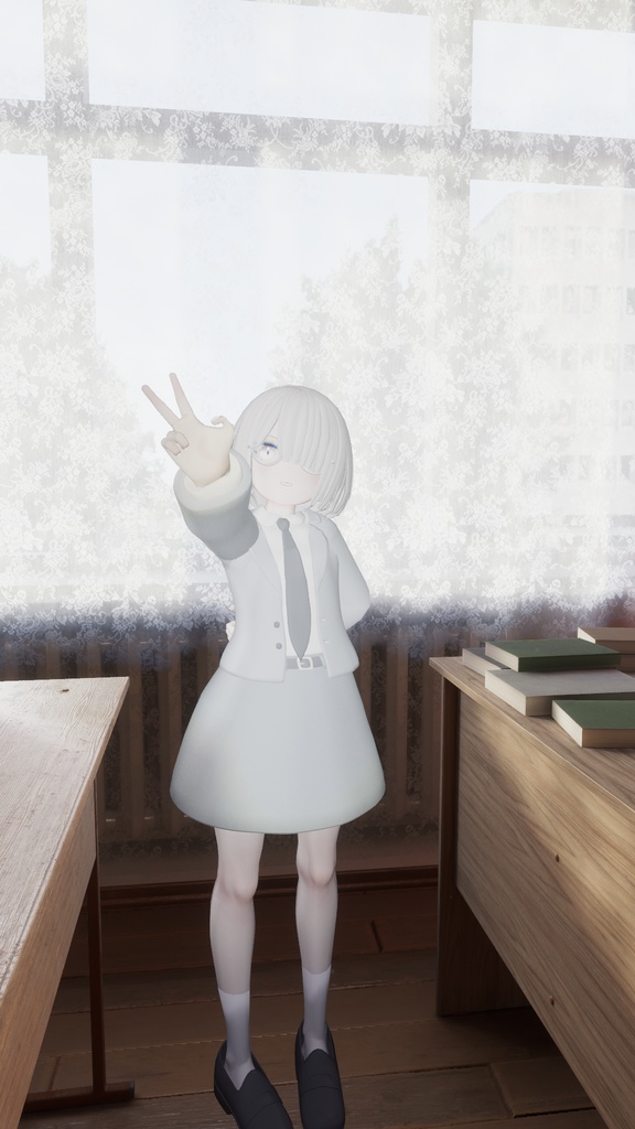 RINNE素体S想定衣装「私立っぽい制服」