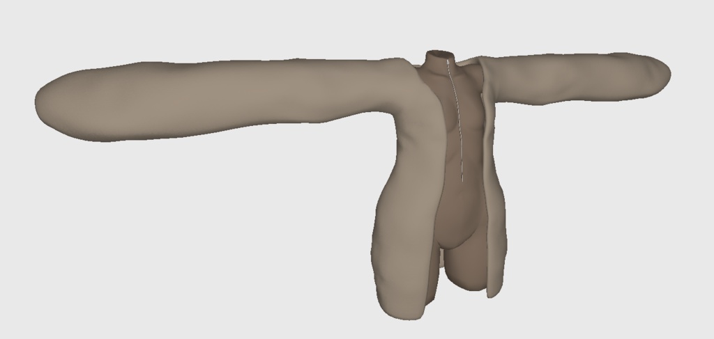 RINNE素体S想定衣装「気だるげな衣装」