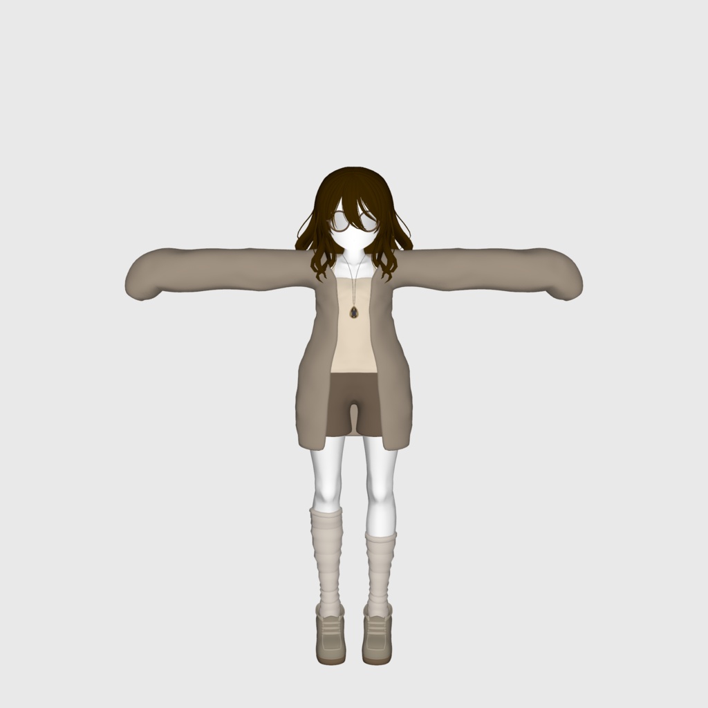 RINNE素体S想定衣装「気だるげな衣装」