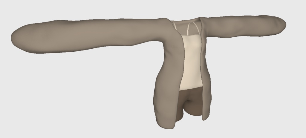 RINNE素体S想定衣装「気だるげな衣装」