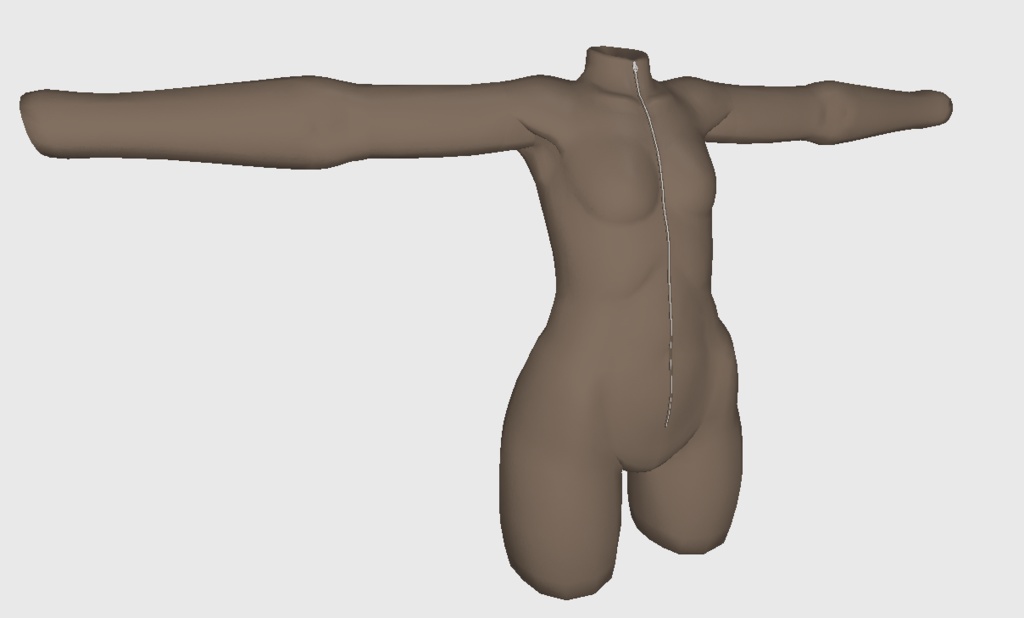 RINNE素体S想定衣装「気だるげな衣装」