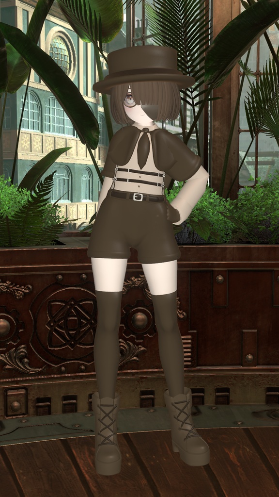 RINNE素体S想定衣装「スチームパンクな衣装」