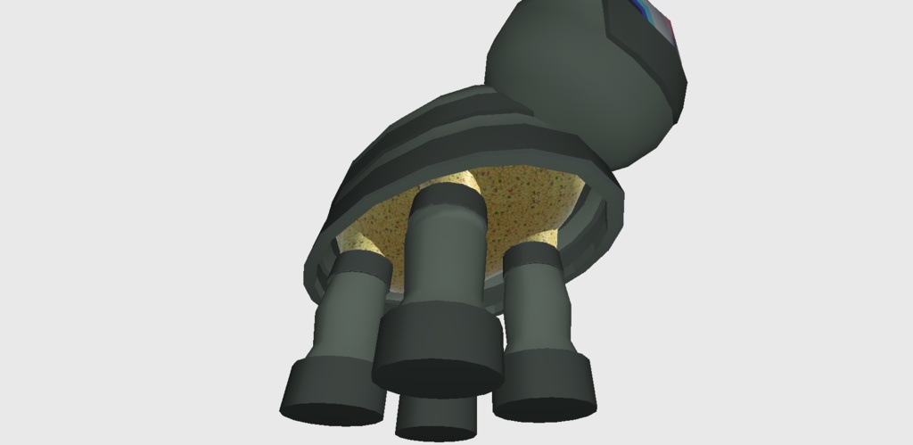 四足歩行炒飯想定衣装「四足歩行炒飯_アーマー型」