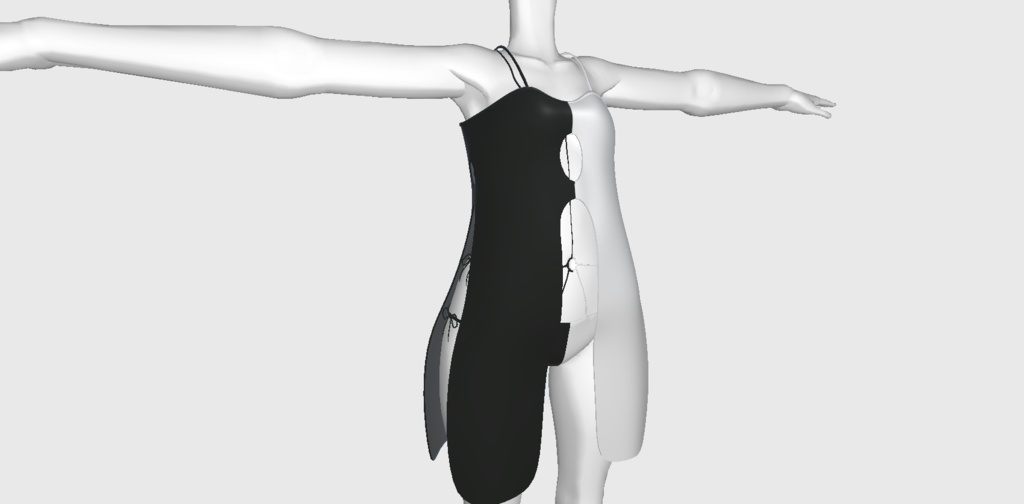 RINNE素体S想定衣装「境界の聖女」