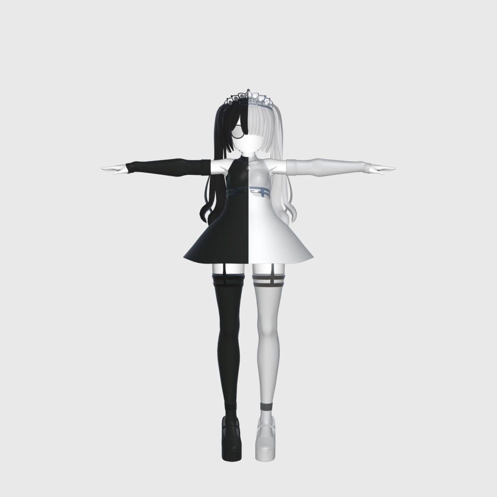 RINNE素体S想定衣装「境界の聖女」