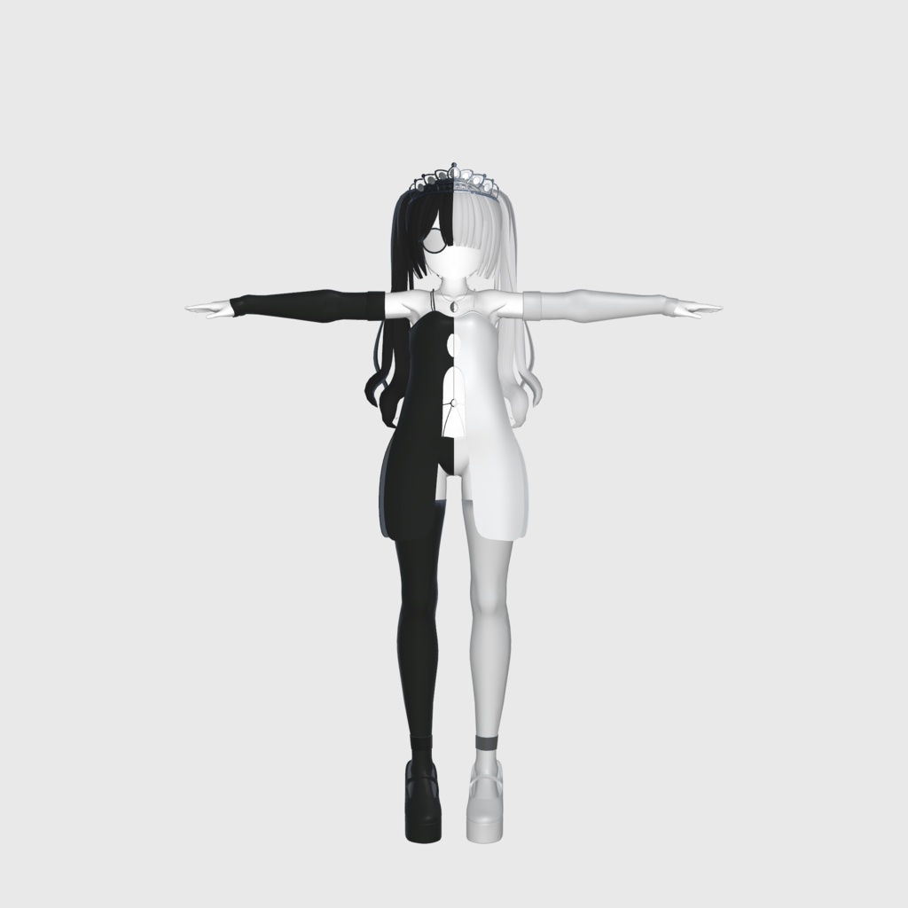 RINNE素体S想定衣装「境界の聖女」