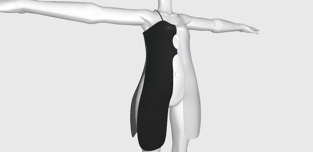 RINNE素体S想定衣装「境界の聖女」