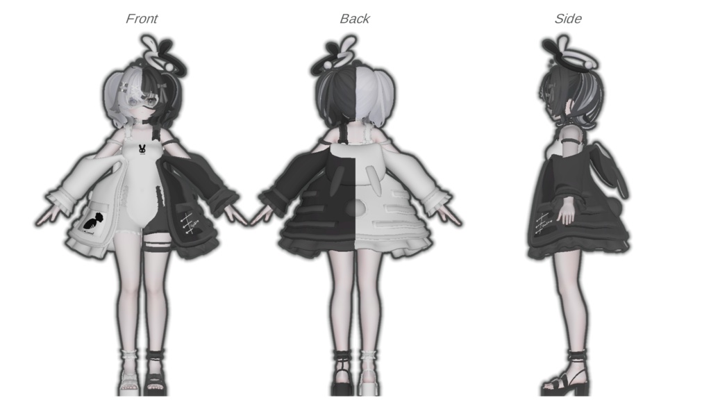ましゅめろ想定「ラビット・スイムウェア」