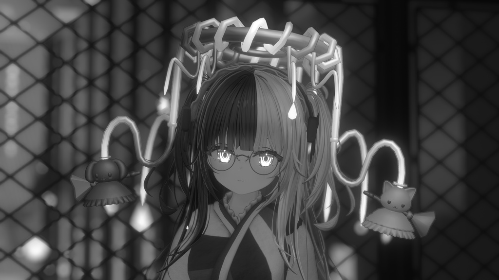 【オリジナル3Dモデル】掃晴犬猫(Saoqing WanNyan)