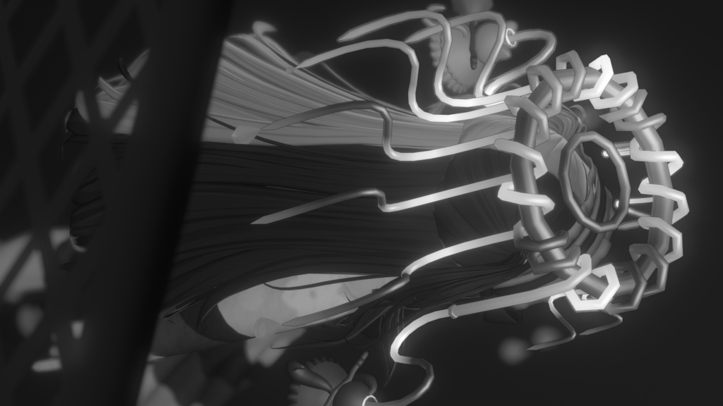 【オリジナル3Dモデル】掃晴犬猫(Saoqing WanNyan)