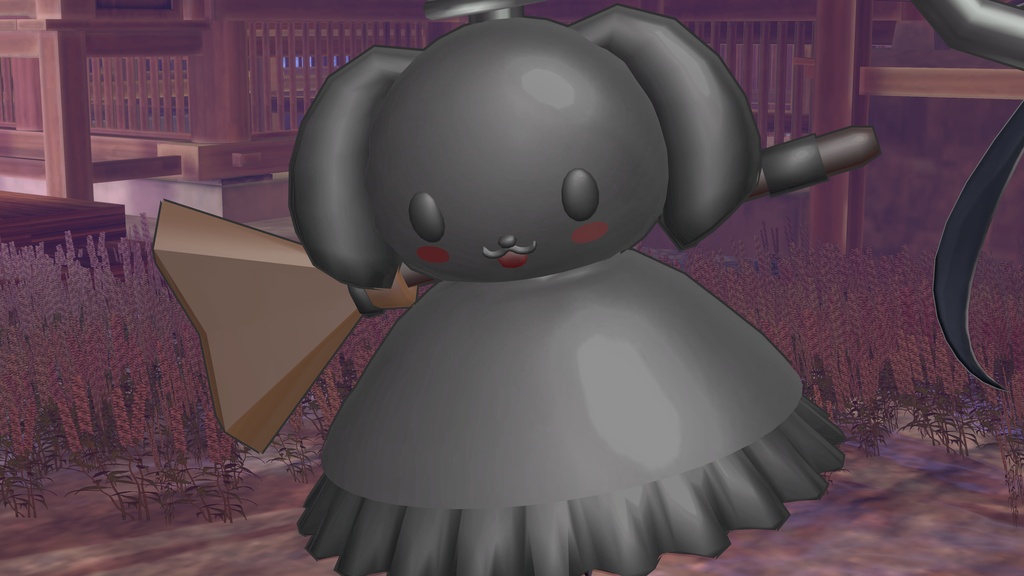 【オリジナル3Dモデル】掃晴犬猫(Saoqing WanNyan)