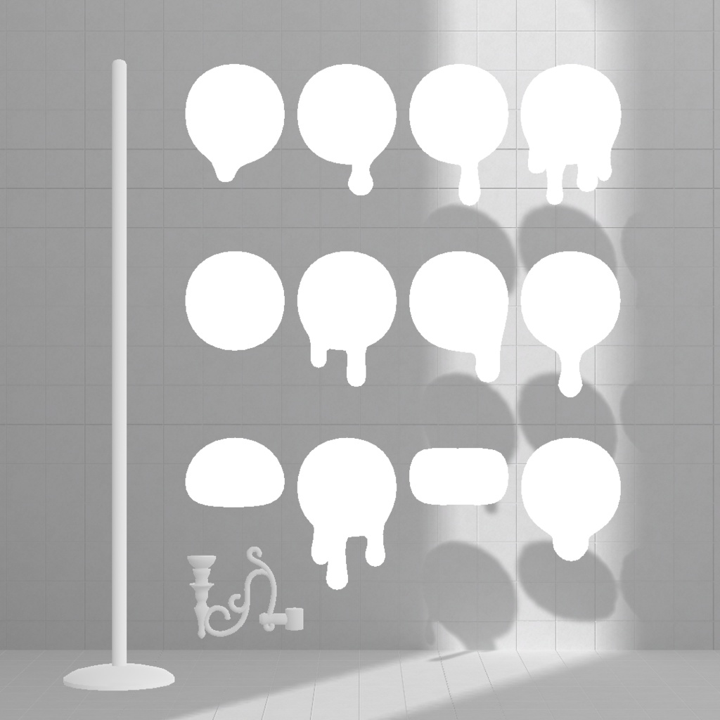 Droplet furniture×6