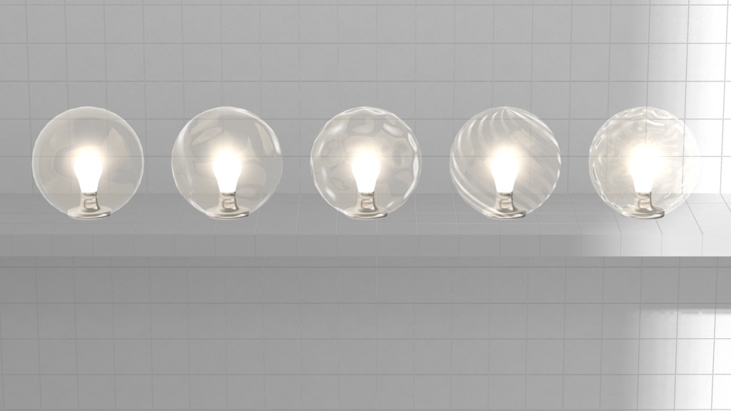 Sphere Glass Light ×10
