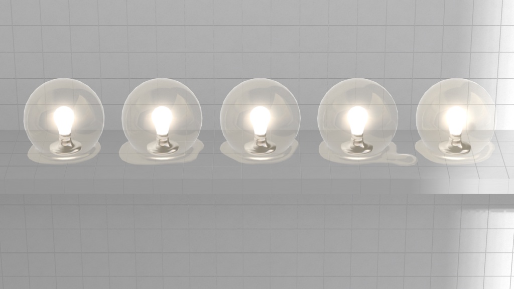 Sphere Glass Light ×10