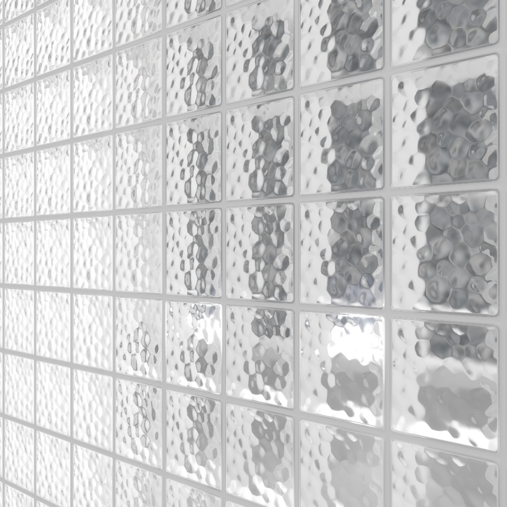 Glass block wall textures