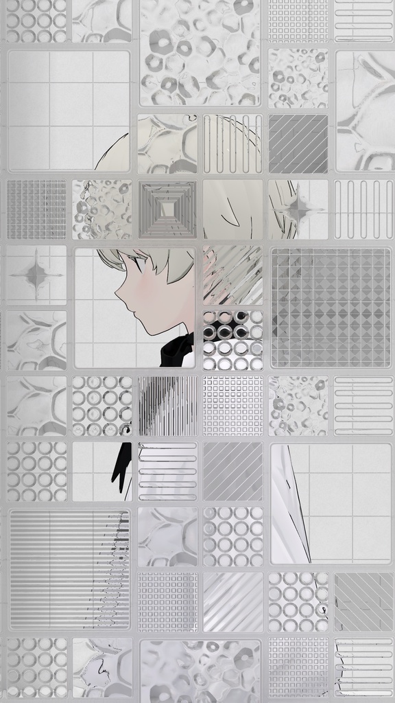 Glass block wall textures