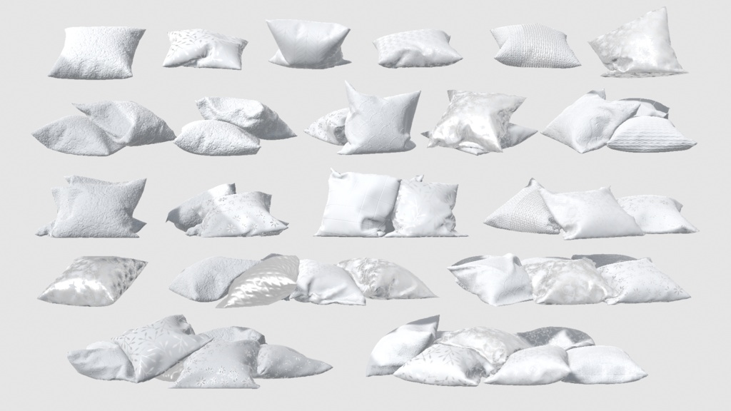 Cushion×20/Light×13/Blanket×10/Carpet×4/StuffedToy×7/Rug×2