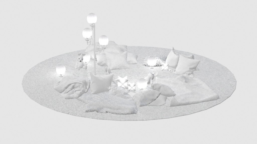 Cushion×20/Light×13/Blanket×10/Carpet×4/StuffedToy×7/Rug×2