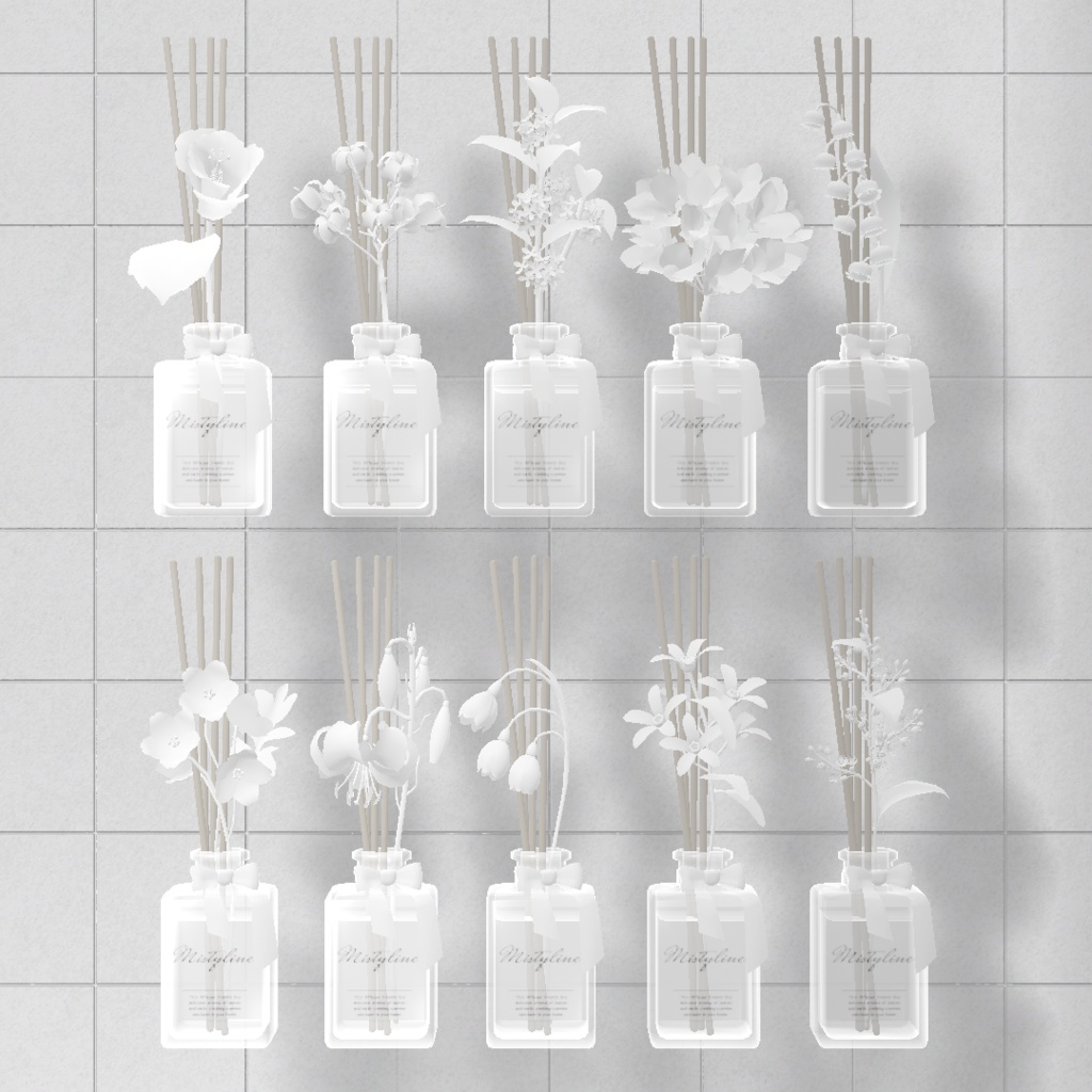 Glass aroma diffuser×10