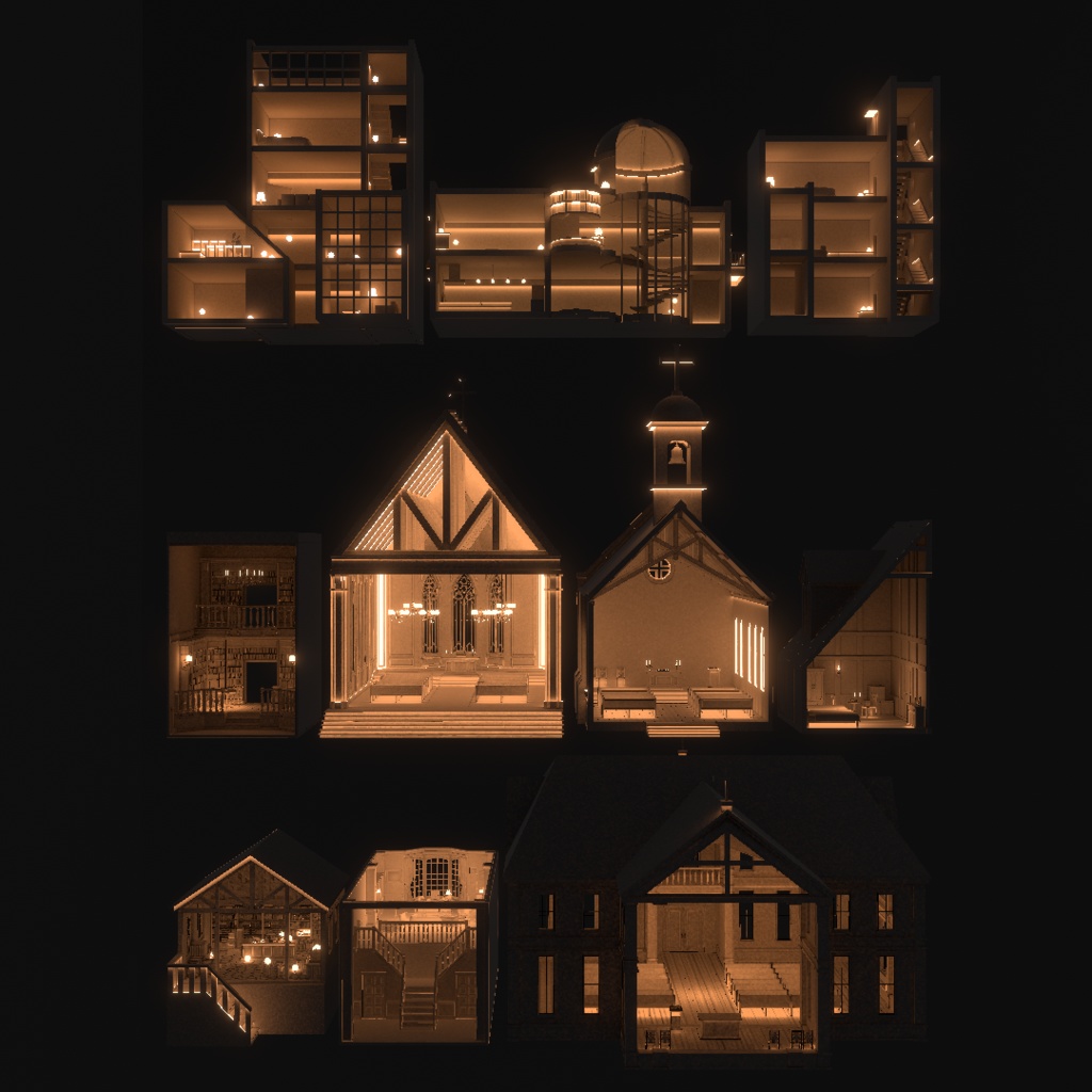 Dollhouse lightbox×10