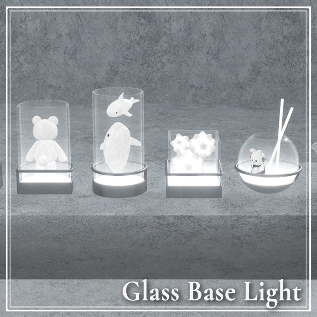 Glass base light×6