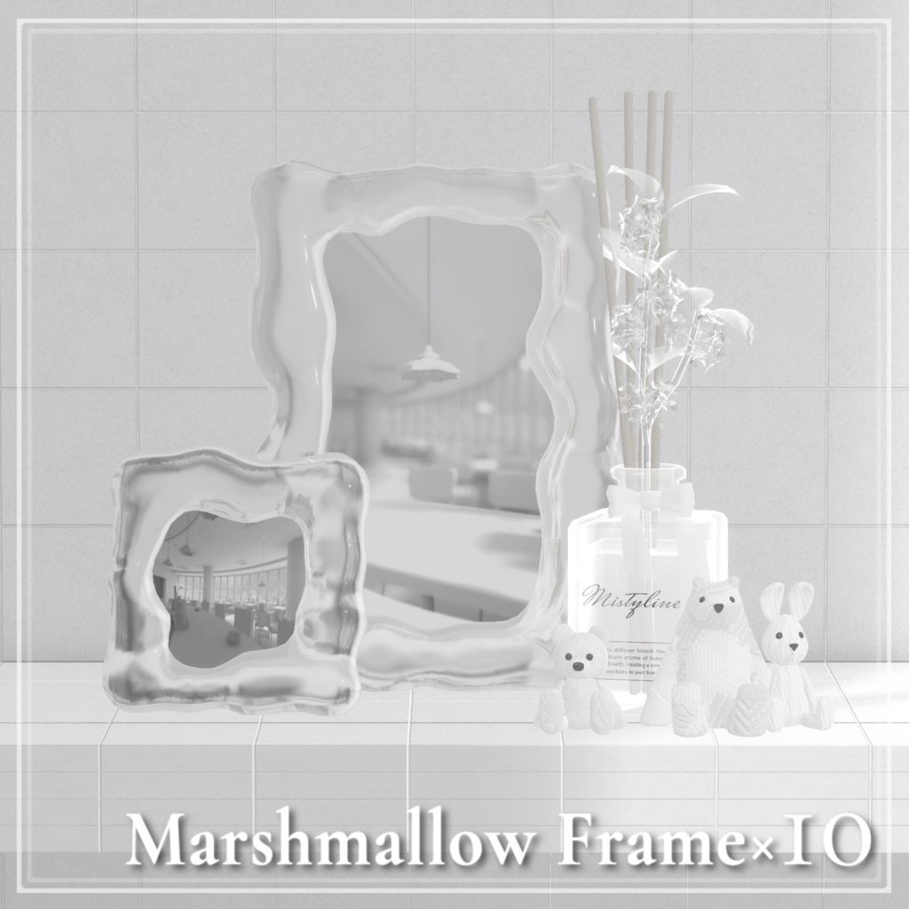 Marshmallow frame×10
