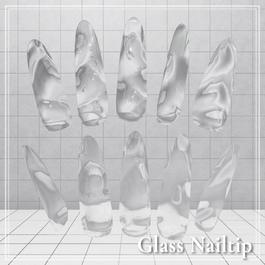 Glass nailtip