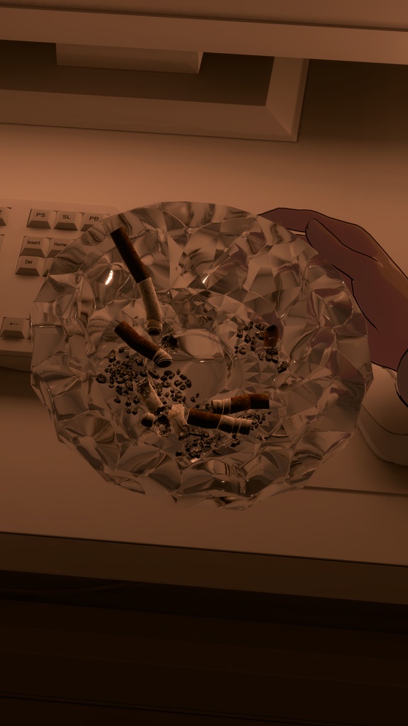 Glass Ashtray