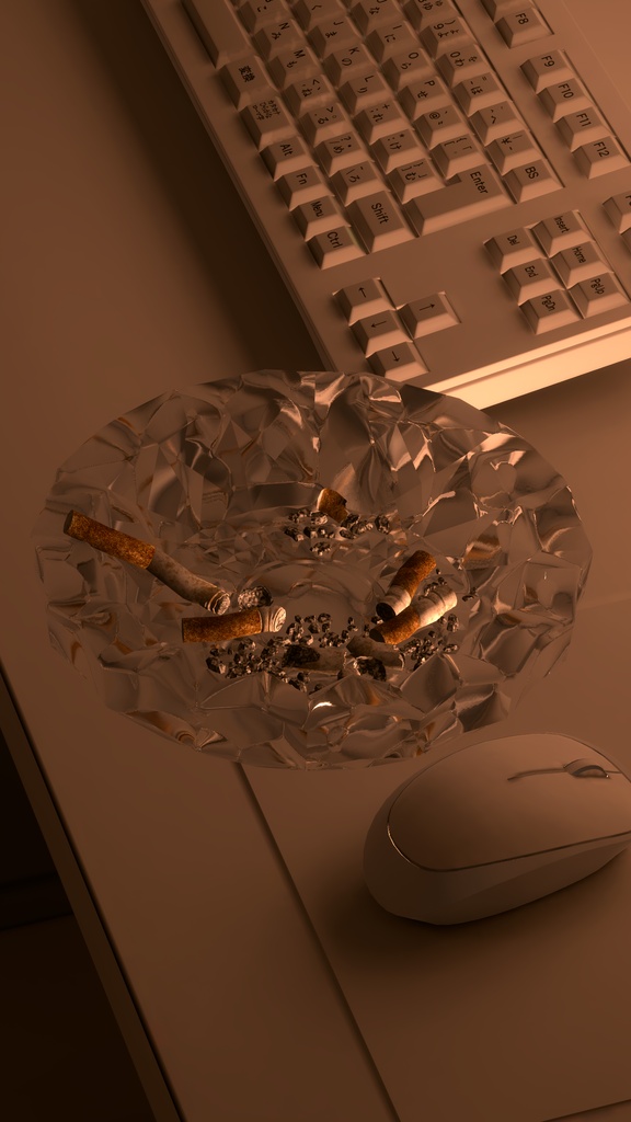 Glass Ashtray
