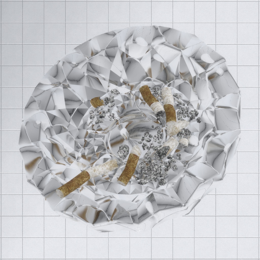 Glass Ashtray
