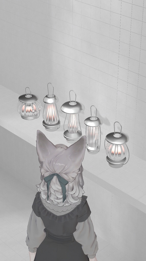 Glass Lantern×5