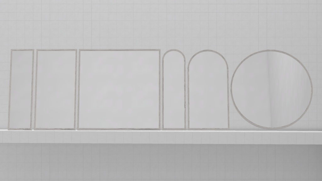 Stand Mirror×6