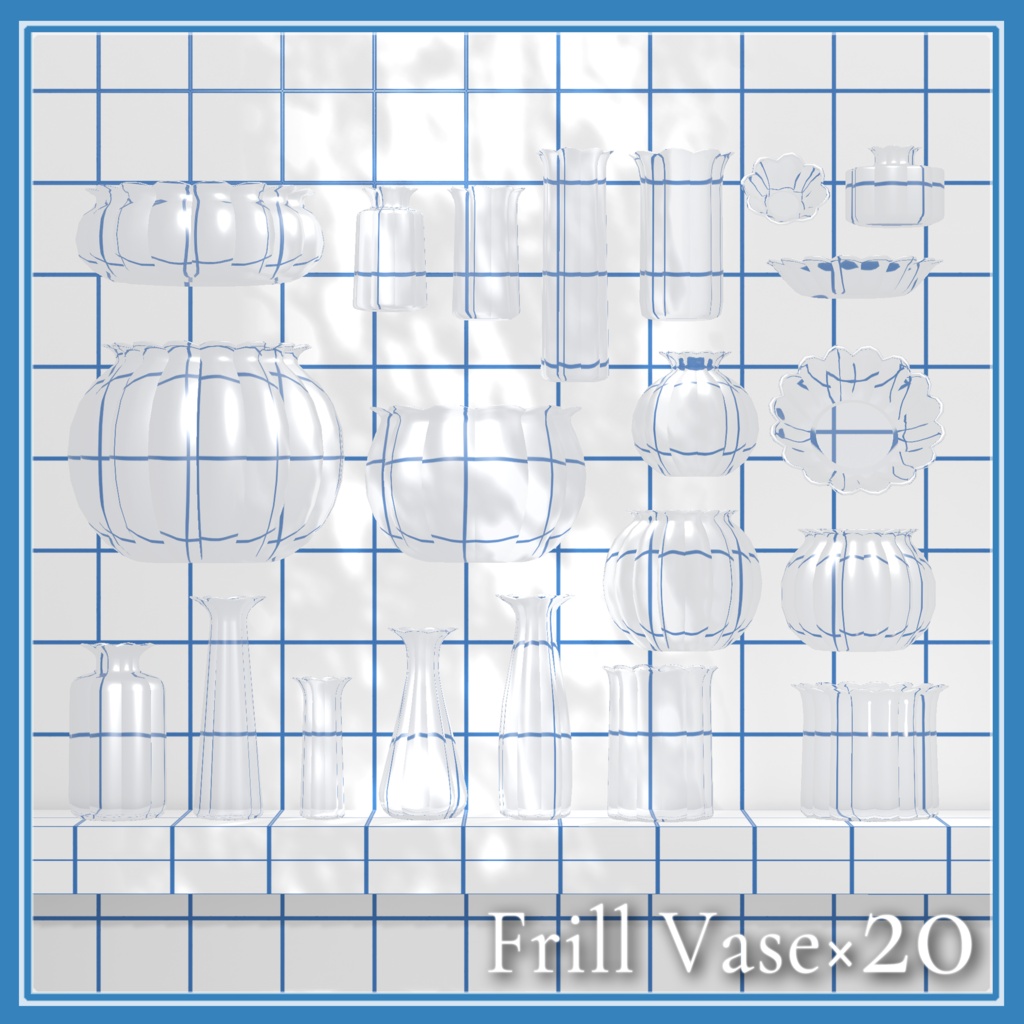 Frill Vase×20