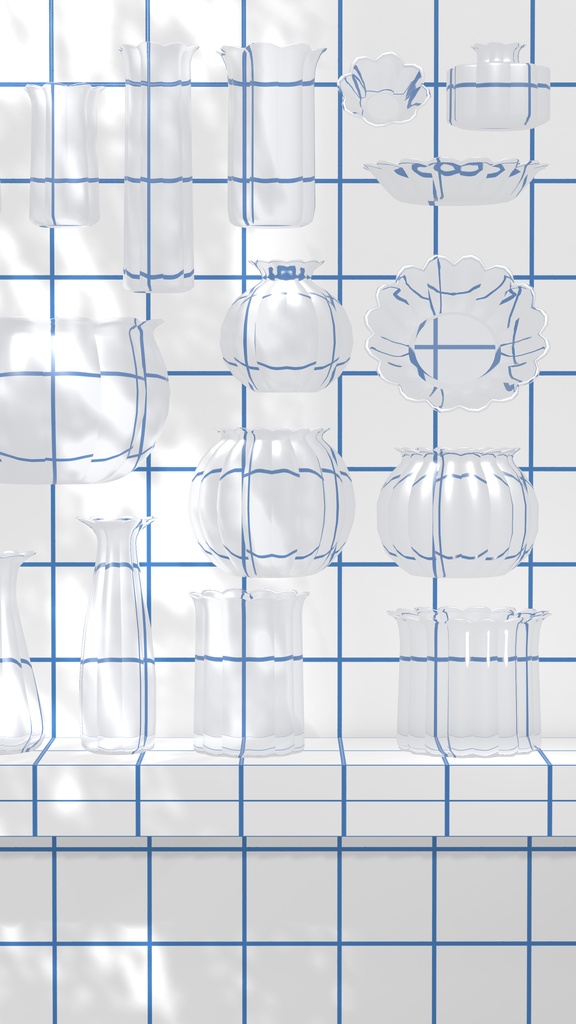 Frill Vase×20
