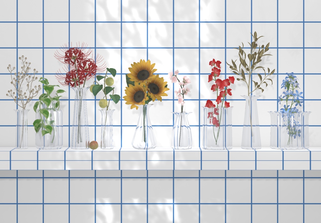 Frill Vase×20