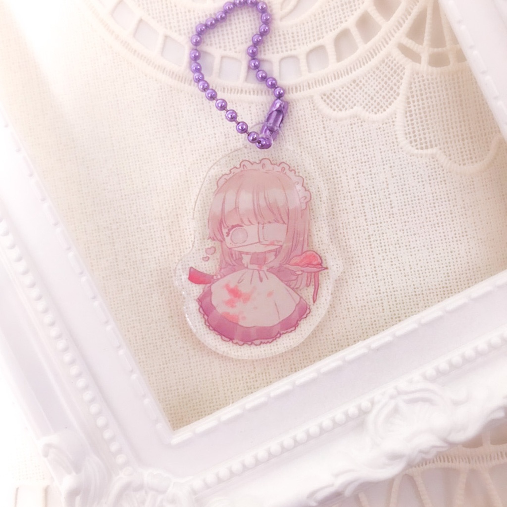 血塗れメイドちゃんアクキー