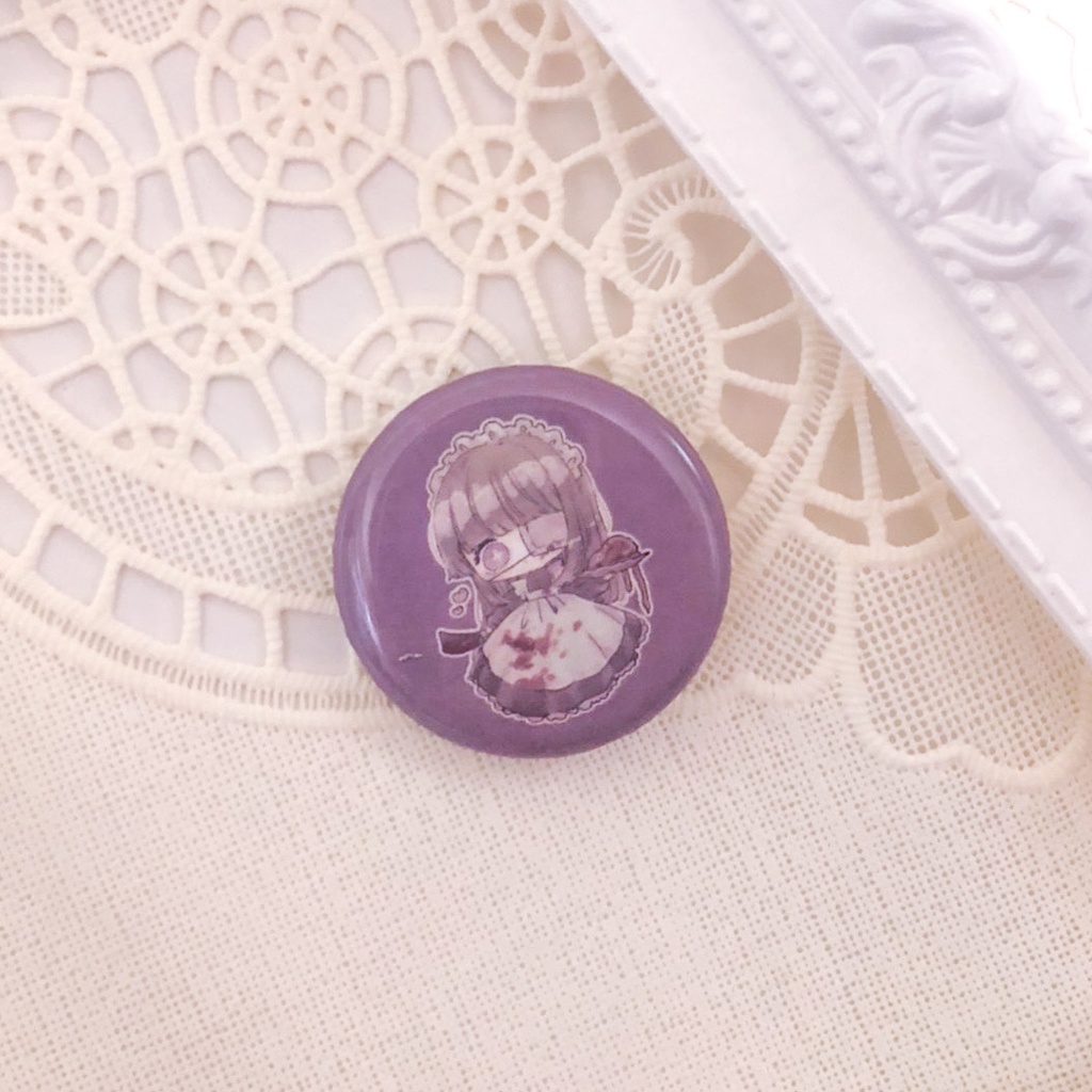 血塗れメイドちゃん缶バッジ