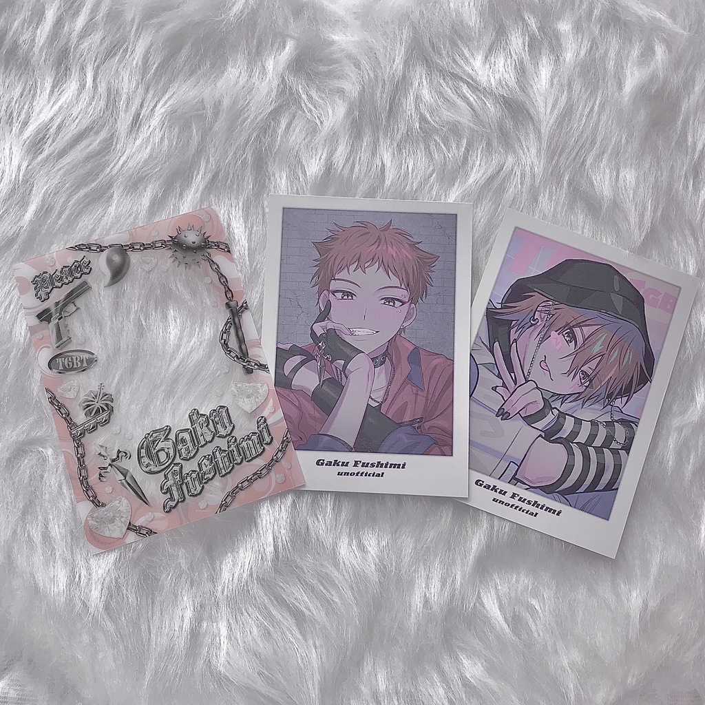 tgbtトレカデコ風イラストカード(伏見)