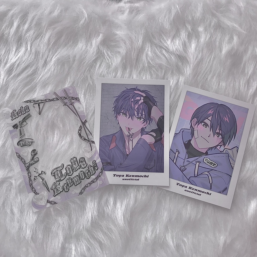 tgbtトレカデコ風イラストカード(剣持)