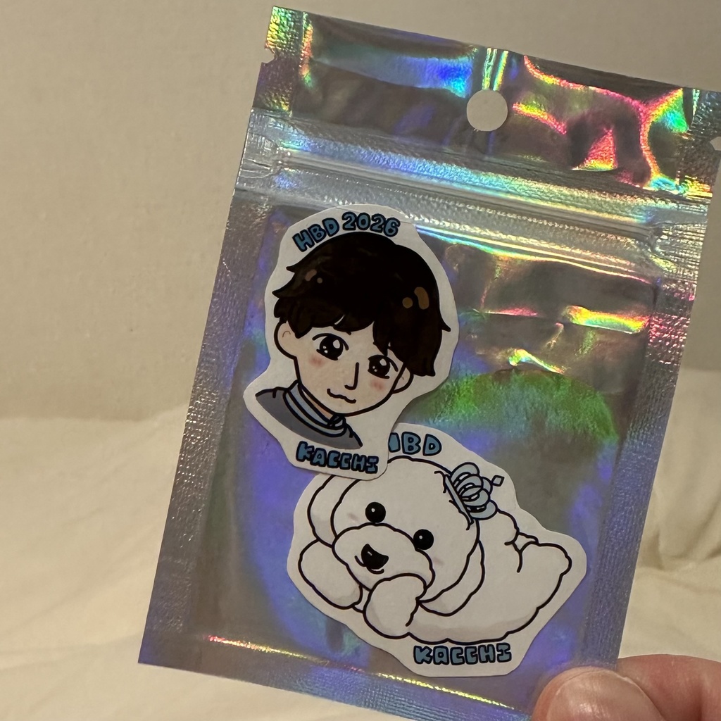 かっちHBDステッカーセット